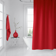 Afbeelding in Gallery-weergave laden, Zethome - Douchegordijn - Badkamer Gordijn - Shower Curtain - Waterdicht - Een stuk - Sneldrogend en Anti Schimmel -Wasbaar en Duurzaam -0010 Rood