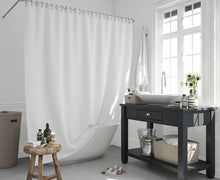 Afbeelding in Gallery-weergave laden, Zethome - Douchegordijn - Badkamer Gordijn - Shower Curtain - Waterdicht - Een stuk - Sneldrogend en Anti Schimmel -Wasbaar en Duurzaam -0010 Wit
