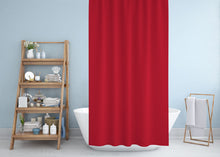 Afbeelding in Gallery-weergave laden, Zethome - Douchegordijn - Badkamer Gordijn - Shower Curtain - Waterdicht - Een stuk - Sneldrogend en Anti Schimmel -Wasbaar en Duurzaam -0010 Rood