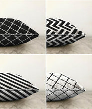 Afbeelding in Gallery-weergave laden, Zethome - Kussenhoes Kerstpatroon - 43x43 - Set 4 Pieces - Kussenhoezen - Dubbelzijdig bedrukt - Soft Touch - Decoratief zigzagpatroon Ogea