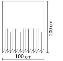 Load image into Gallery viewer, Zethome - Douchegordijn - Badkamer Gordijn - Shower Curtain - Waterdicht - 1x100X200 - Een Stuk - Sneldrogend en Anti Schimmel -Wasbaar en Duurzaam - 4077