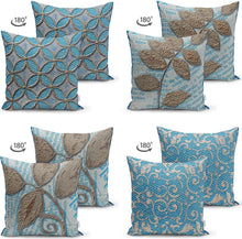 Afbeelding in Gallery-weergave laden, Zethome - Kussenhoes Kerstpatroon - Set 4 Pieces - Kussenhoezen - Dubbelzijdig bedrukt - Soft Touch