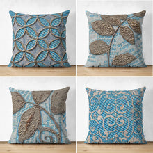 Afbeelding in Gallery-weergave laden, Zethome - Kussenhoes Kerstpatroon - Set 4 Pieces - Kussenhoezen - Dubbelzijdig bedrukt - Soft Touch