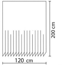 Load image into Gallery viewer, Zethome - Douchegordijn - Badkamer Gordijn - Shower Curtain - Waterdicht - Een Stuk - Sneldrogend en Anti Schimmel -Wasbaar en Duurzaam - 5322