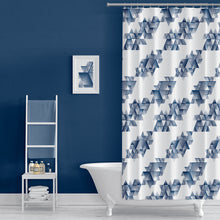 Afbeelding in Gallery-weergave laden, Zethome - Douchegordijn 180x200 cm - Polyester - Badkamer Gordijn - Shower Curtain - Waterdicht - Sneldrogend en Anti Schimmel -Wasbaar en Duurzaam - 1619