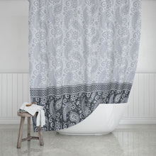 Afbeelding in Gallery-weergave laden, Zethome - Nauw Douchegordijn - 110x200 cm - Badkamer Gordijn - Shower Curtain - Waterdicht - Sneldrogend en Anti Schimmel -Wasbaar en Duurzaam - 2102