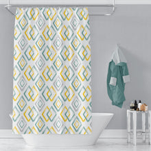 Afbeelding in Gallery-weergave laden, Zethome - Douchegordijn 180x200 cm - Polyester - Badkamer Gordijn - Shower Curtain - Sneldrogend en Anti Schimmel -Wasbaar en Duurzaam - 3589