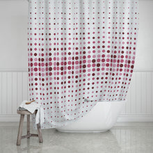 Load image into Gallery viewer, Zethome - Douchegordijn - Badkamer Gordijn - Shower Curtain - Waterdicht - Een Stuk - Sneldrogend en Anti Schimmel -Wasbaar en Duurzaam - Blauw Circle - 4961 Roze