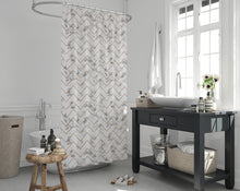 Afbeelding in Gallery-weergave laden, Zethome - Douchegordijn 180x200 cm - Polyester - Badkamer Gordijn - Shower Curtain - Sneldrogend en Anti Schimmel -Wasbaar en Duurzaam - 5705