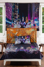 Afbeelding in Gallery-weergave laden, Zethome Dekbedovertrek En Wandbekleding Set - (160x220) - 1 Kussenslopen - (50x70) - Eenpersoons - Cyberpunk