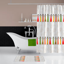 Afbeelding in Gallery-weergave laden, Zethome - Douchegordijn - Badkamer Gordijn - Shower Curtain - Waterdicht - Een Stuk - Sneldrogend en Anti Schimmel -Wasbaar en Duurzaam - Africa