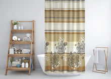 Afbeelding in Gallery-weergave laden, Zethome - Douchegordijn 180x200 cm - Polyester - Badkamer Gordijn - Shower Curtain - Sneldrogend en Anti Schimmel -Wasbaar en Duurzaam - 7708