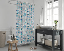 Afbeelding in Gallery-weergave laden, Zethome - Douchegordijn 180x200 cm - Polyester - Badkamer Gordijn - Shower Curtain - Sneldrogend en Anti Schimmel -Wasbaar en Duurzaam - 7812