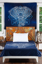 Afbeelding in Gallery-weergave laden, Zethome Dekbedovertrek En Wandbekleding Set - (160x220) - 1 Kussenslopen - (50x70) - Eenpersoons - Elephant