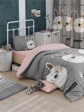 Afbeelding in Gallery-weergave laden, Zethome Dekbedovertrek - (160x220) - 1 Kussenslopen - (50x70) - Eenpersoons - Konijn