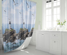 Afbeelding in Gallery-weergave laden, Zethome - Douchegordijn - Badkamer Gordijn - Shower Curtain - Waterdicht - Een stuk - Sneldrogend en Anti Schimmel -Wasbaar en Duurzaam - 9298