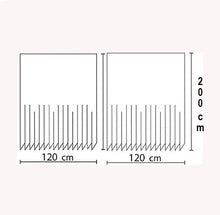 Afbeelding in Gallery-weergave laden, Zethome - Douchegordijn - Badkamer Gordijn - Shower Curtain - Waterdicht - Een stuk - Sneldrogend en Anti Schimmel -Wasbaar en Duurzaam - 5075
