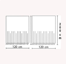 Afbeelding in Gallery-weergave laden, Zethome - Douchegordijn - Badkamer Gordijn - Shower Curtain - Waterdicht - Een stuk - Sneldrogend en Anti Schimmel -Wasbaar en Duurzaam -0010 Rood