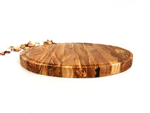 Afbeelding in Gallery-weergave laden, Zethome | Olijfhouten Houten Ronde Biefstuk / Pizzaplaat
