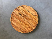 Afbeelding in Gallery-weergave laden, Zethome | Olijfhouten Houten Ronde Biefstuk / Pizzaplaat