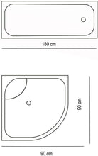 Afbeelding in Gallery-weergave laden, Zethome Summer - Douchegordijn 180x200 cm - Bloemenpatroon - Digitale Print - Badkamer Gordijn - Shower Curtain - Waterdicht - Sneldrogend en Anti Schimmel -Wasbaar - Duurzaam