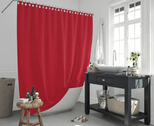 Load image into Gallery viewer, Zethome - Douchegordijn - Badkamer Gordijn - Shower Curtain - Waterdicht - Een stuk - Sneldrogend en Anti Schimmel -Wasbaar en Duurzaam -0010 Rood
