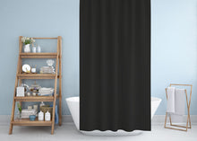 Load image into Gallery viewer, Zethome - Douchegordijn - Badkamer Gordijn - Shower Curtain - Waterdicht - Een stuk - Sneldrogend en Anti Schimmel -Wasbaar en Duurzaam -0010 Zwart
