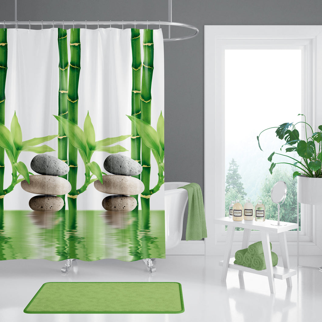 Zethome - Douchegordijn - Badkamer Gordijn - Shower Curtain - Waterdicht - Een stuk - Sneldrogend en Anti Schimmel -Wasbaar en Duurzaam - 10056