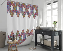 Afbeelding in Gallery-weergave laden, Zethome - Douchegordijn - Badkamer Gordijn - Shower Curtain - Waterdicht -  Een Stuk - Sneldrogend en Anti Schimmel -Wasbaar en Duurzaam - 10149
