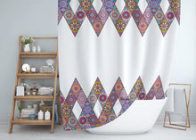 Afbeelding in Gallery-weergave laden, Zethome - Douchegordijn - Badkamer Gordijn - Shower Curtain - Waterdicht -  Een Stuk - Sneldrogend en Anti Schimmel -Wasbaar en Duurzaam - 10149
