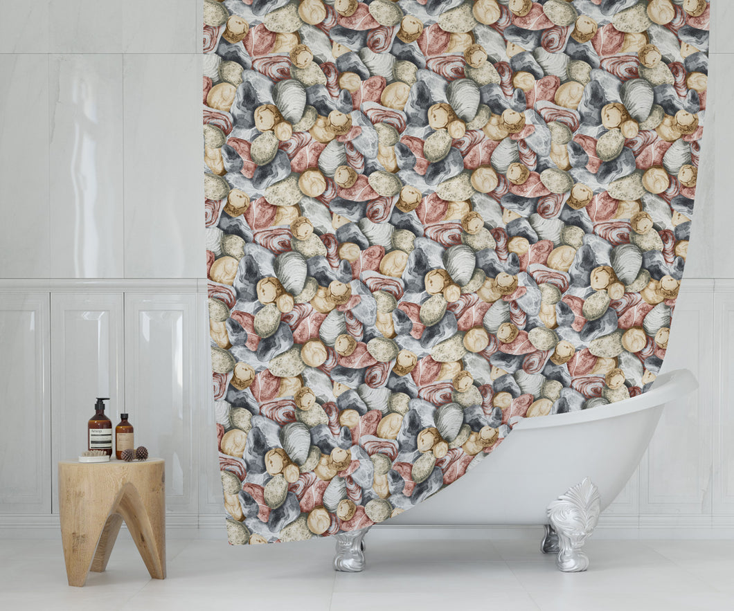 Zethome - Douchegordijn 180x200 cm - Polyester - Badkamer Gordijn - Shower Curtain - Sneldrogend en Anti Schimmel -Wasbaar en Duurzaam - 11909