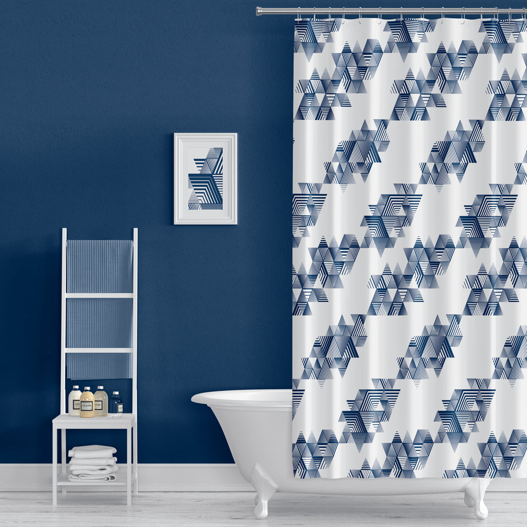 Zethome - Douchegordijn 180x200 cm - Polyester - Badkamer Gordijn - Shower Curtain - Waterdicht - Sneldrogend en Anti Schimmel -Wasbaar en Duurzaam - 1619