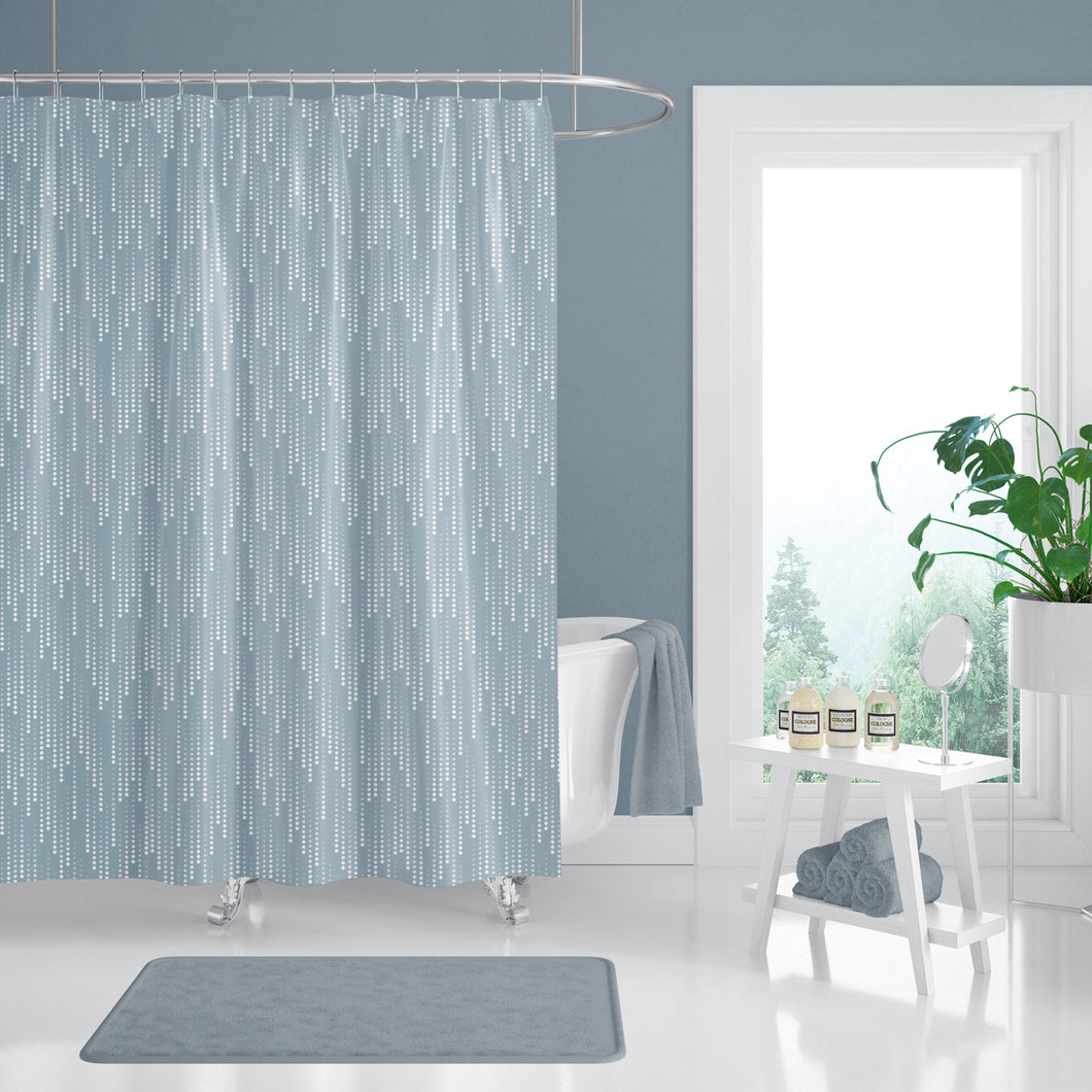 Zethome - Douchegordijn 180x200 cm - Polyester - Badkamer Gordijn - Shower Curtain - Sneldrogend en Anti Schimmel -Wasbaar en Duurzaam - 2880