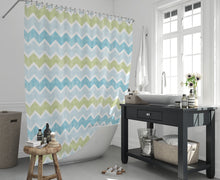 Load image into Gallery viewer, Zethome - Douchegordijn 180x200 cm - Polyester - Badkamer Gordijn - Shower Curtain - Sneldrogend en Anti Schimmel -Wasbaar en Duurzaam - 3588
