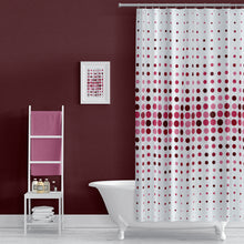 Afbeelding in Gallery-weergave laden, Zethome - Douchegordijn - Badkamer Gordijn - Shower Curtain - Waterdicht -  Een Stuk - Sneldrogend en Anti Schimmel -Wasbaar en Duurzaam - Blauw Circle - 4961 Roze
