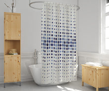 Afbeelding in Gallery-weergave laden, Zethome - Douchegordijn - Badkamer Gordijn - Shower Curtain - Waterdicht -  Een Stuk - Sneldrogend en Anti Schimmel -Wasbaar en Duurzaam - Blauw Circle - 4961 Blauw
