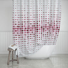 Load image into Gallery viewer, Zethome - Douchegordijn - Badkamer Gordijn - Shower Curtain - Waterdicht -  Een Stuk - Sneldrogend en Anti Schimmel -Wasbaar en Duurzaam - Blauw Circle - 4961 Roze
