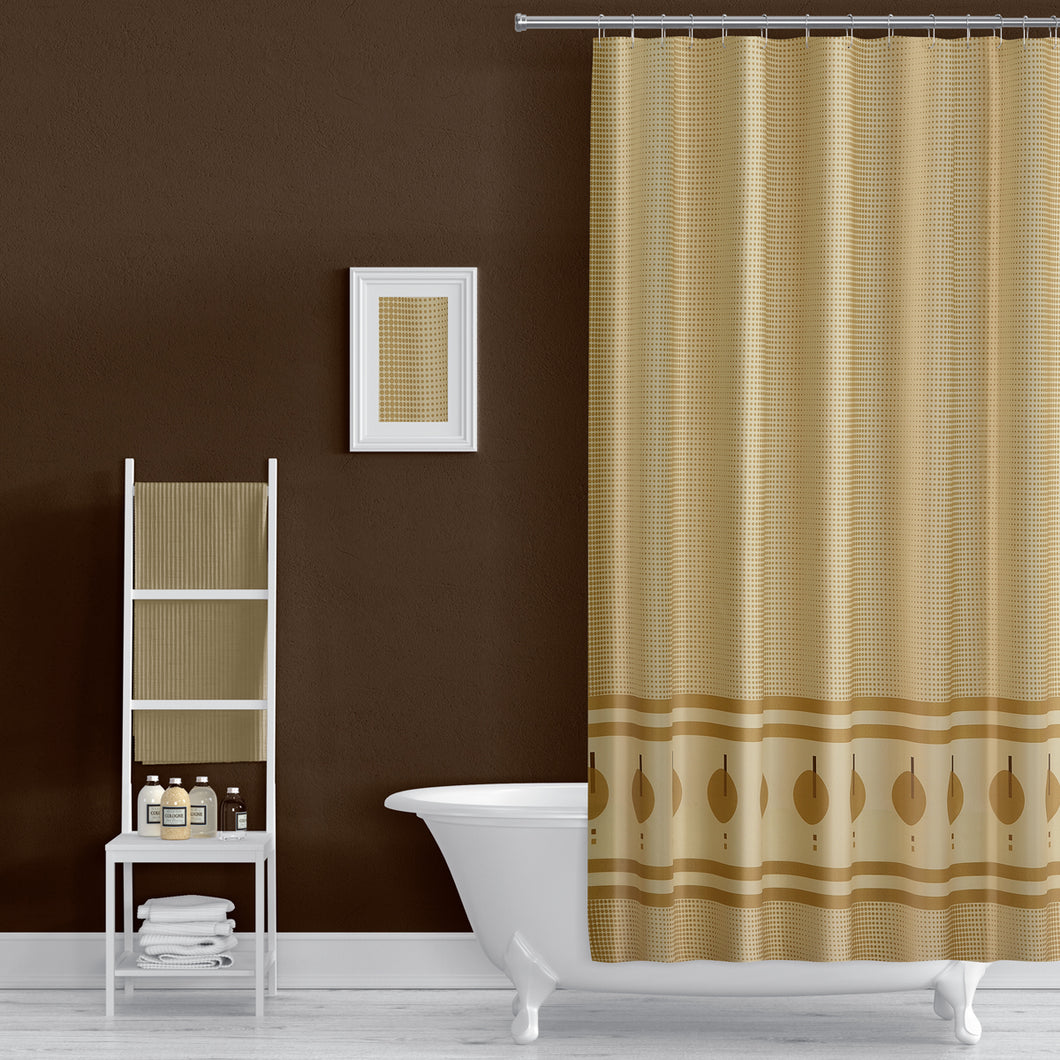 Zethome - Douchegordijn - Badkamer Gordijn - Shower Curtain - Waterdicht - 1x110X200 - Een Stuk - Sneldrogend en Anti Schimmel -Wasbaar en Duurzaam - 5030