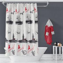 Afbeelding in Gallery-weergave laden, Zethome - Douchegordijn - Badkamer Gordijn - Shower Curtain - Waterdicht - 1x100X200 - Een Stuk - Sneldrogend en Anti Schimmel -Wasbaar en Duurzaam - 5065
