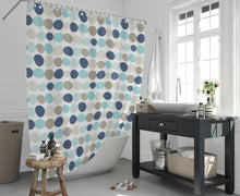 Afbeelding in Gallery-weergave laden, Zethome - Douchegordijn 180x200 cm - Polyester - Badkamer Gordijn - Shower Curtain - Sneldrogend en Anti Schimmel -Wasbaar en Duurzaam - 5706
