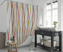 Load image into Gallery viewer, Zethome - Douchegordijn - Badkamer Gordijn - Shower Curtain - Waterdicht - Een stuk - Sneldrogend en Anti Schimmel -Wasbaar en Duurzaam - 6710
