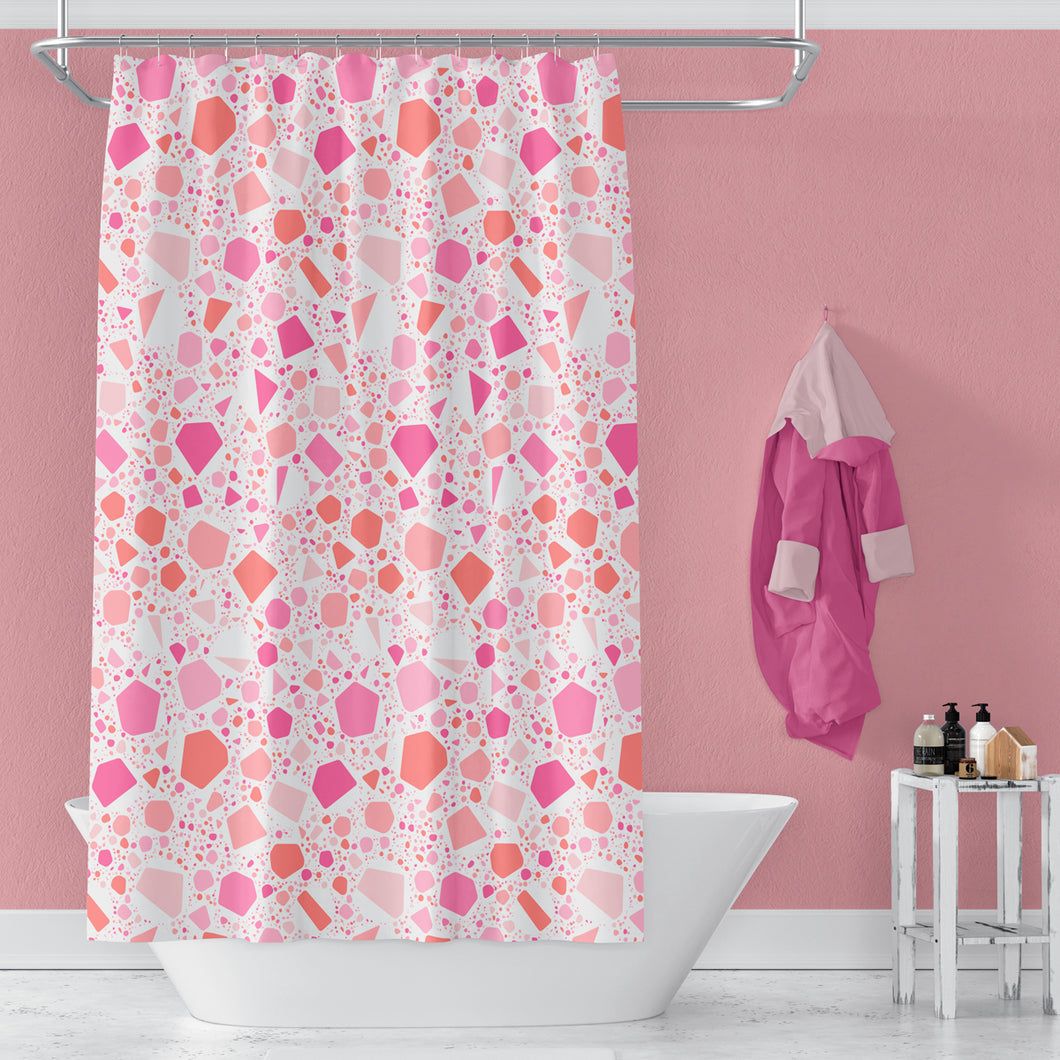 Zethome - Douchegordijn 180x200 cm - Polyester - Badkamer Gordijn - Shower Curtain - Sneldrogend en Anti Schimmel -Wasbaar en Duurzaam - 6811