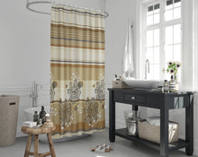 Afbeelding in Gallery-weergave laden, Zethome - Douchegordijn 180x200 cm - Polyester - Badkamer Gordijn - Shower Curtain - Sneldrogend en Anti Schimmel -Wasbaar en Duurzaam - 7708
