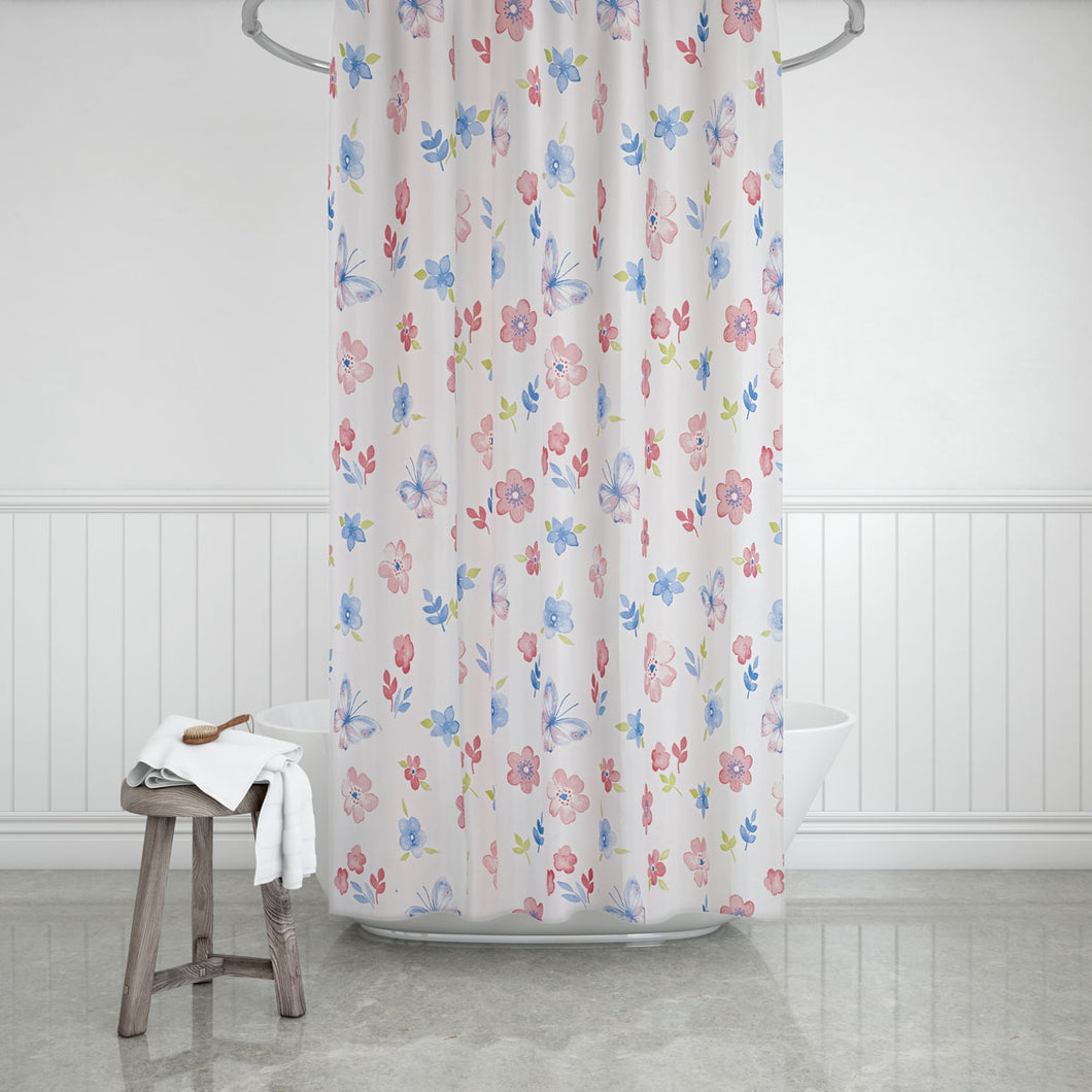 Zethome - Douchegordijn - 110x200 cm - Douchegordijn Smal - Shower Curtain - Waterdicht - Sneldrogend en Anti Schimmel -Wasbaar en Duurzaam - 8168