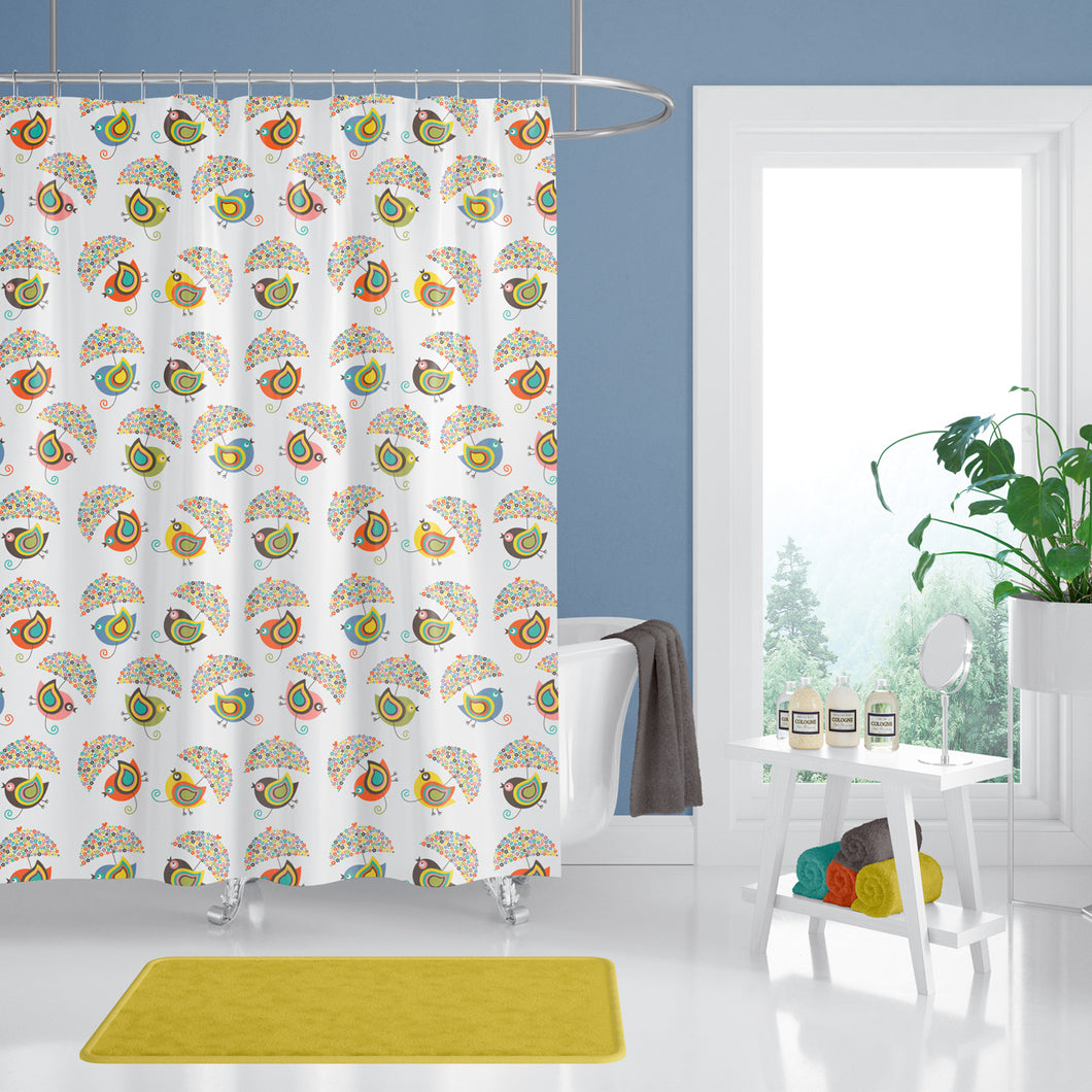 Zethome - Douchegordijn 180x200 cm - Polyester - Badkamer Gordijn - Shower Curtain - Sneldrogend en Anti Schimmel -Wasbaar en Duurzaam - 8952