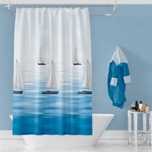 Afbeelding in Gallery-weergave laden, Zethome - Douchegordijn 180x200 cm - Polyester - Badkamer Gordijn - Shower Curtain - Sneldrogend en Anti Schimmel -Wasbaar en Duurzaam - 9889
