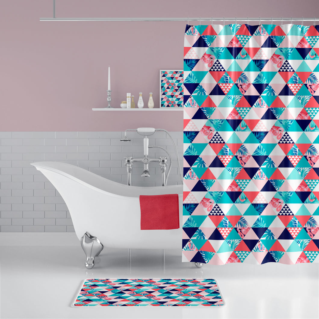 Zethome - Douchegordijn - Badkamer Gordijn - Shower Curtain - Waterdicht - 1x180X200 - Een Stuk - Sneldrogend en Anti Schimmel -Wasbaar en Duurzaam - Abstract