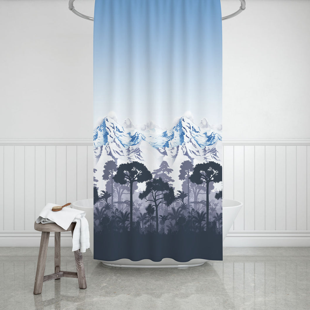 Zethome - Douchegordijn 180x200 cm - Polyester - Badkamer Gordijn - Shower Curtain - Waterdicht - Sneldrogend en Anti Schimmel -Wasbaar en Duurzaam - 10292