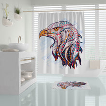 Load image into Gallery viewer, Zethome Eagle - Douchegordijn 180x200 cm - Digitale Print - Polyester - Waterdicht - Anti Schimmel - Wasbaar
