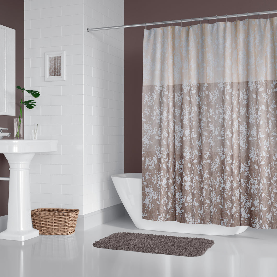 Zethome - Douchegordijn - Badkamer Gordijn - Shower Curtain - Waterdicht -  Een Stuk - Sneldrogend en Anti Schimmel -Wasbaar en Duurzaam - 4247